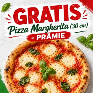 GRATIS Pizza Margherita (30 cm)
